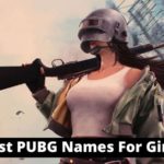 PUBG Names For Girls