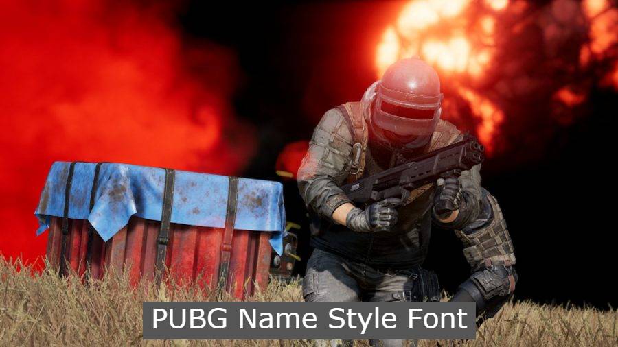PUBG Name Style Font